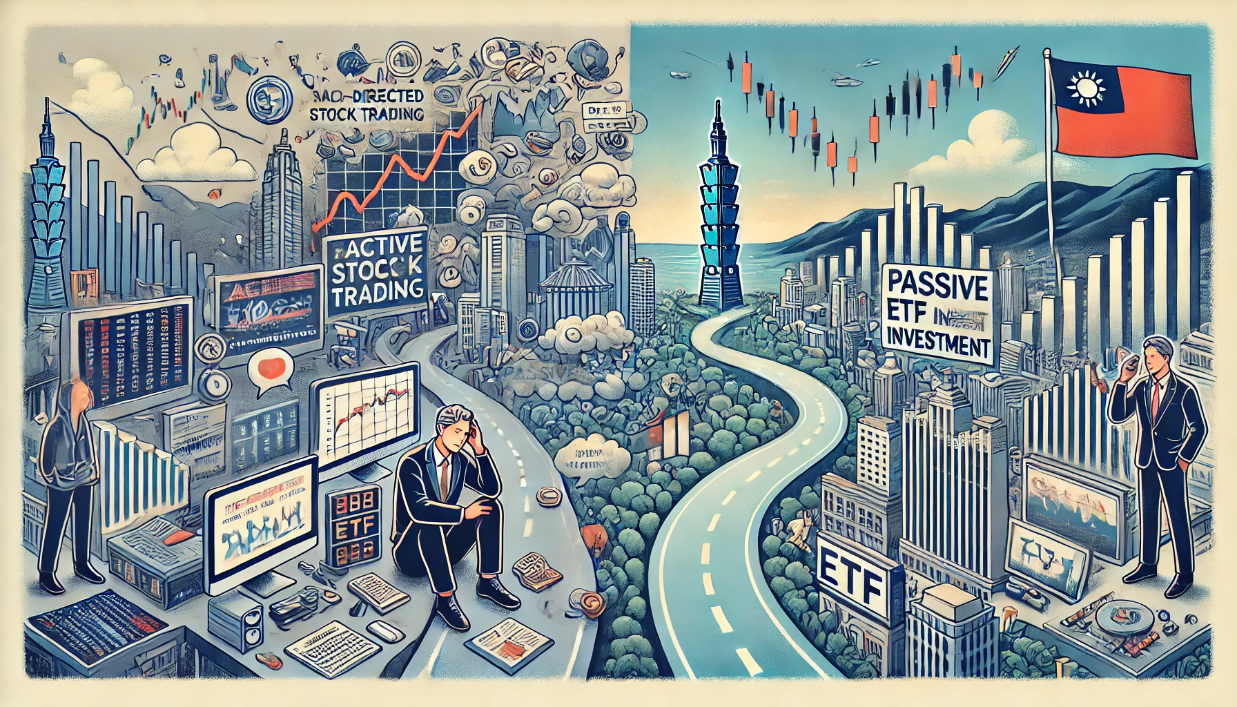 台灣股市要自操還是買被動ETF? 老喬個人績效 與 元大台灣卓越50基金的成效比較|2014~2025年數據 1 5QI9BQk28f