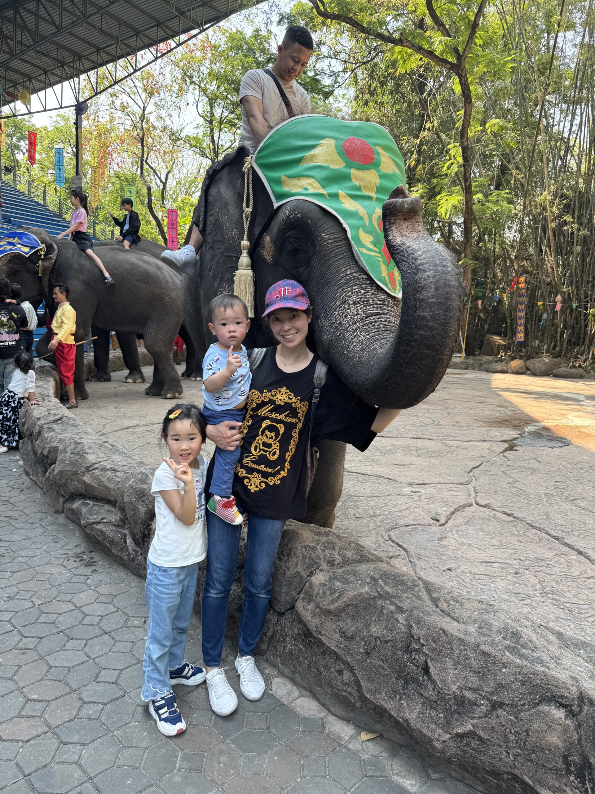 泰國曼谷 Safari World 動物園親子攻略|兩大三小實測Trip.com 包車心得與園區玩法 4 %E5%85%8D%E8%B2%BB%E7%85%A7%E5%A4%A7%E8%B1%A1 scaled