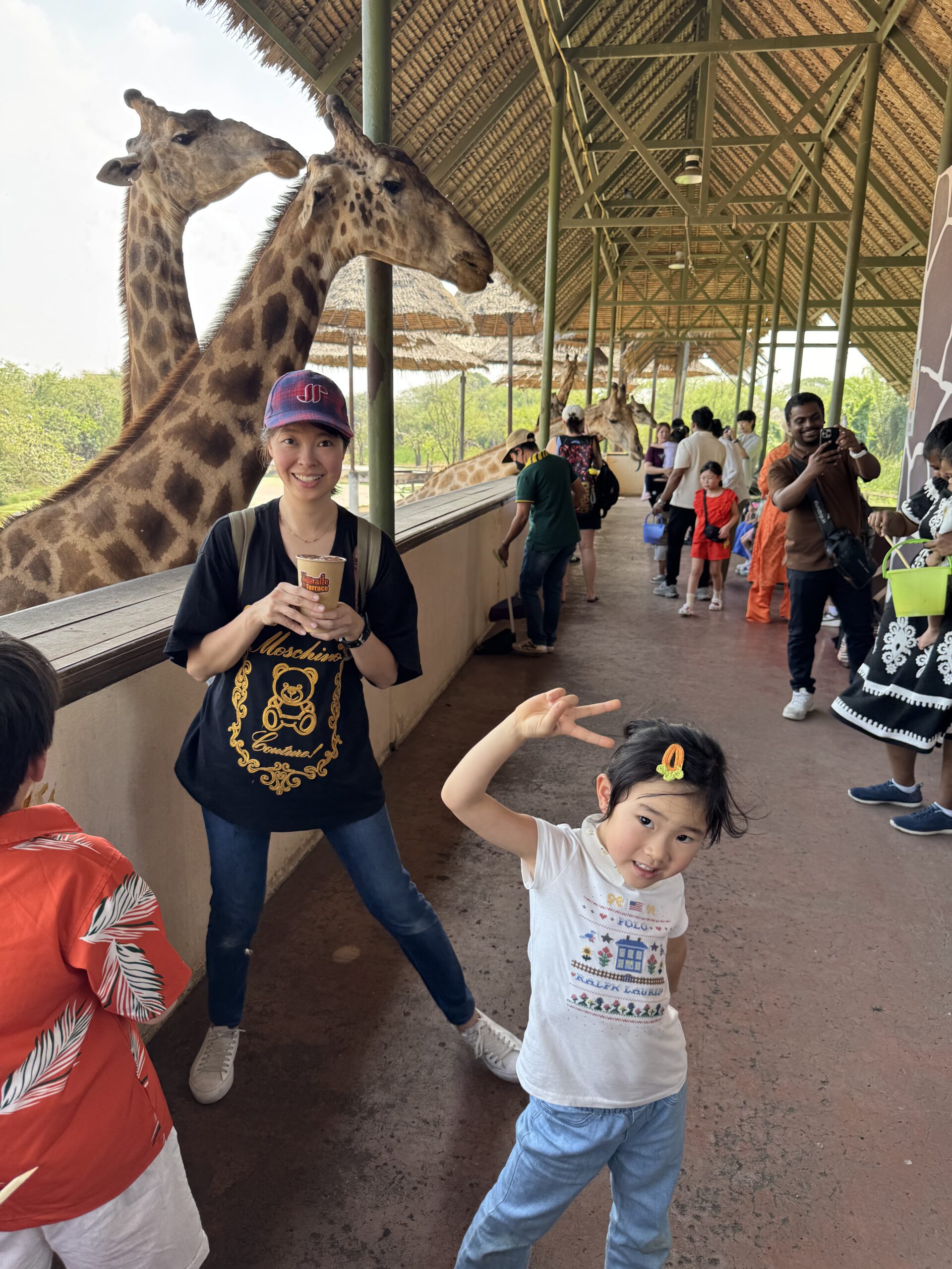 泰國曼谷 Safari World 動物園親子攻略|兩大三小實測Trip.com 包車心得與園區玩法 17 %E9%95%B7%E9%A0%B8%E9%B9%BF%EF%BC%A2 scaled